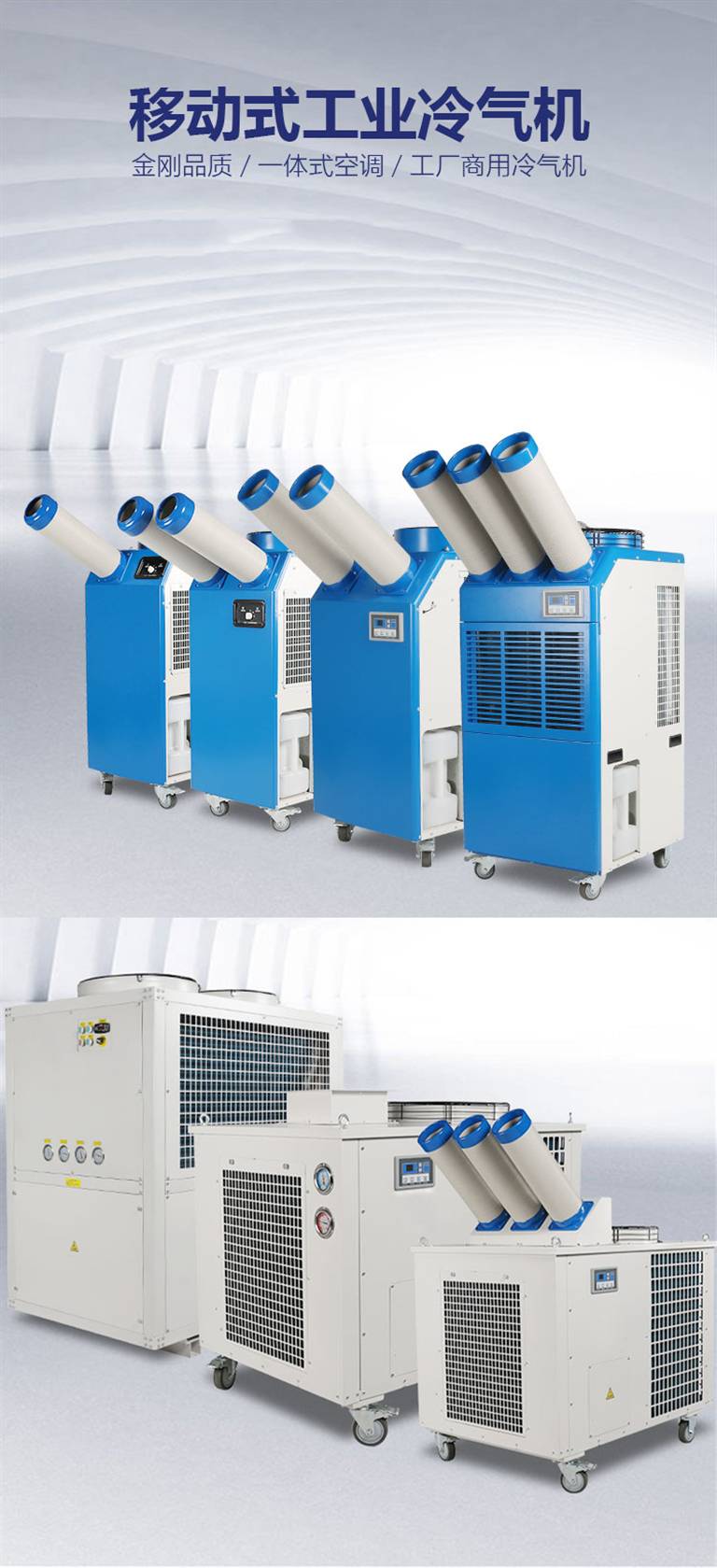 5kW工業冷風機 車間降溫的移動利器與口罩機、超聲波機的理想伴侶